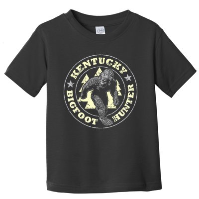 Kentucky Bigfoot Hunter Believe State Pride Toddler T-Shirt