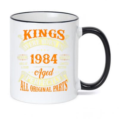 Kings Born In 1984 40 Years Old 11oz Black Color Changing Mug