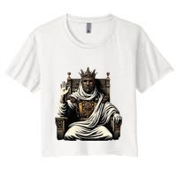 King Baldwin Iv Women's Crop Top Tee