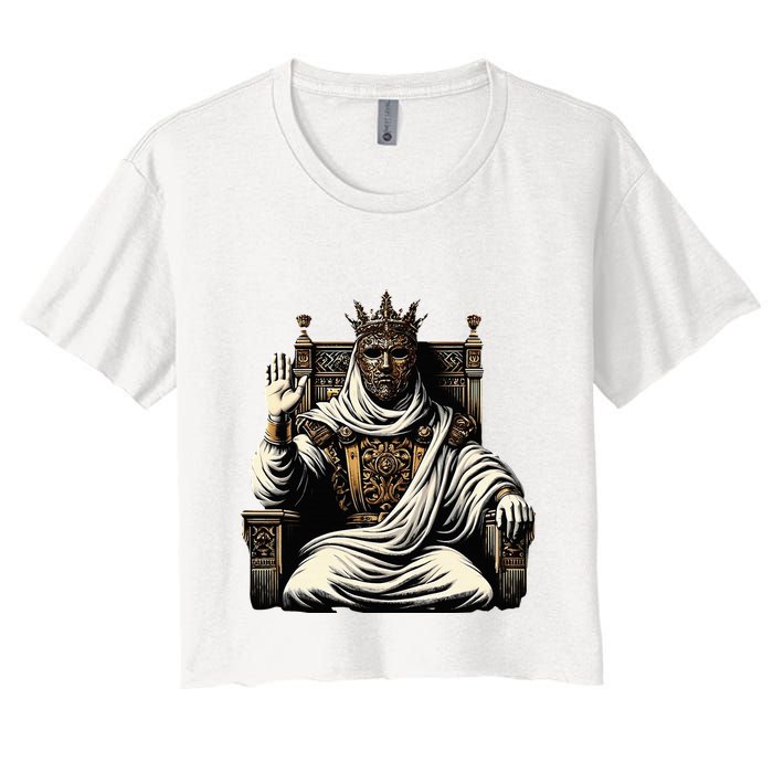 King Baldwin Iv Women's Crop Top Tee