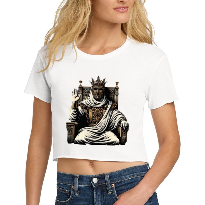 King Baldwin Iv Women's Crop Top Tee