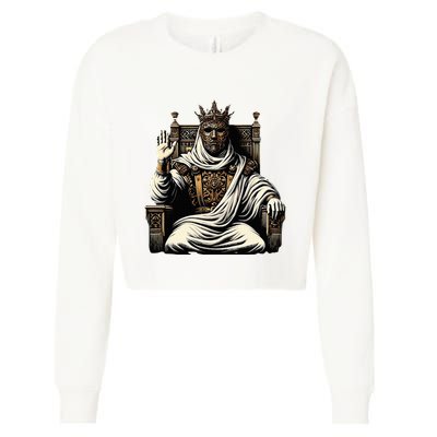 King Baldwin Iv Cropped Pullover Crew
