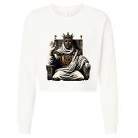 King Baldwin Iv Cropped Pullover Crew