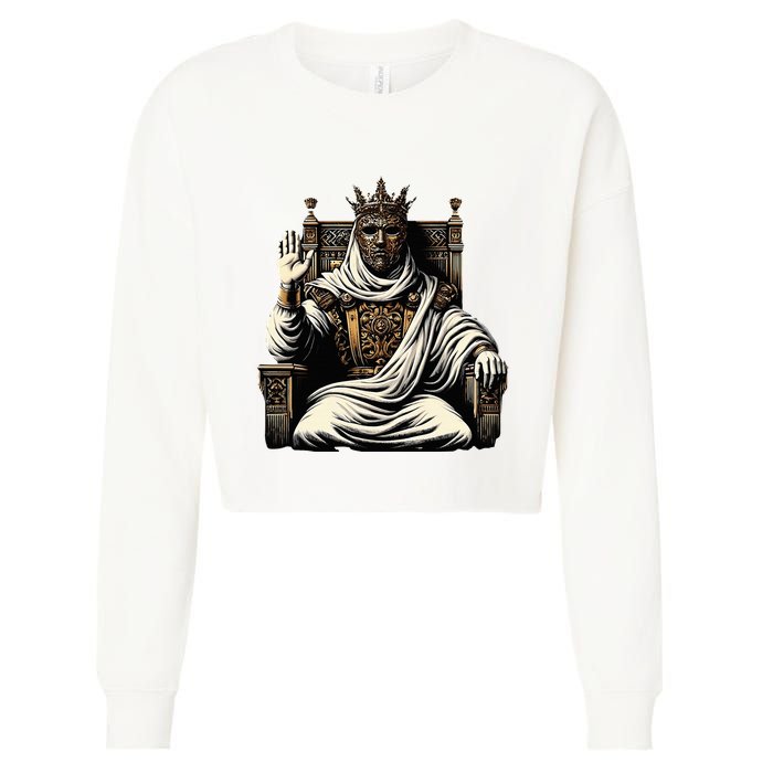 King Baldwin Iv Cropped Pullover Crew