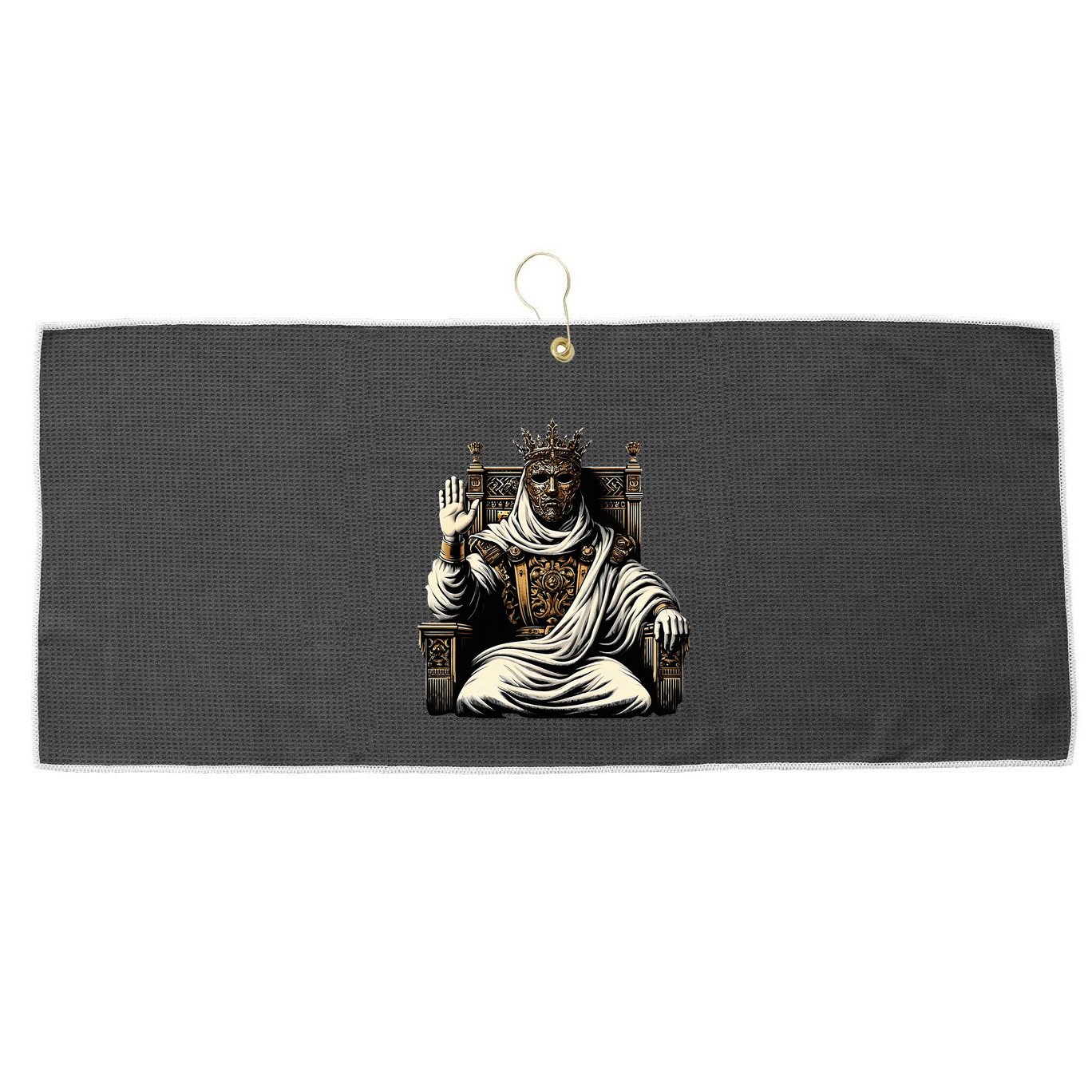 King Baldwin Iv Large Microfiber Waffle Golf Towel