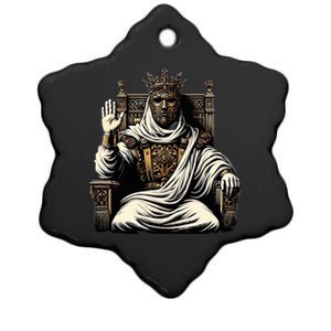 King Baldwin Iv Ceramic Star Ornament