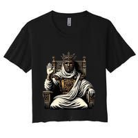 King Baldwin Iv Women's Crop Top Tee