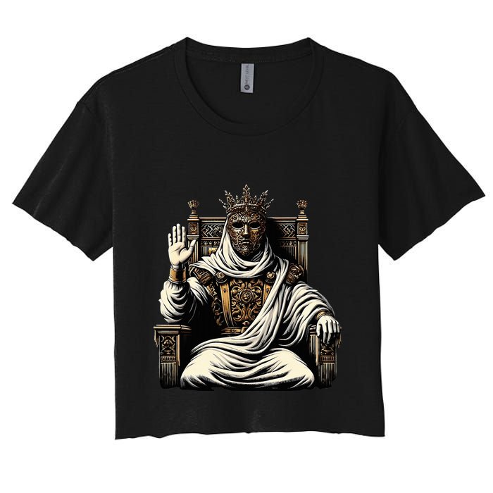 King Baldwin Iv Women's Crop Top Tee