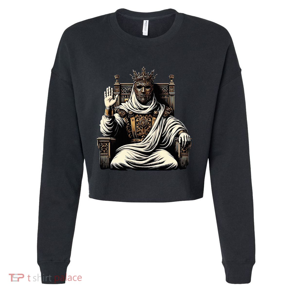 King Baldwin Iv Cropped Pullover Crew