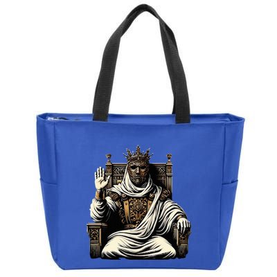 King Baldwin Iv Zip Tote Bag