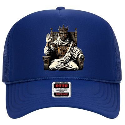 King Baldwin Iv High Crown Mesh Back Trucker Hat