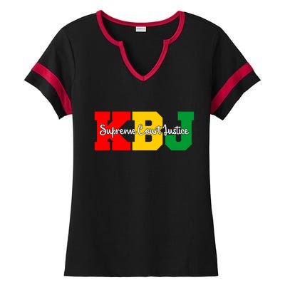 Ketanji Brown Jackson Supreme Court Justice 1st Black Woman Judge Ladies Halftime Notch Neck Tee