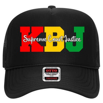 Ketanji Brown Jackson Supreme Court Justice 1st Black Woman Judge High Crown Mesh Back Trucker Hat