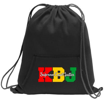 Ketanji Brown Jackson Supreme Court Justice 1st Black Woman Judge Sweatshirt Cinch Pack Bag