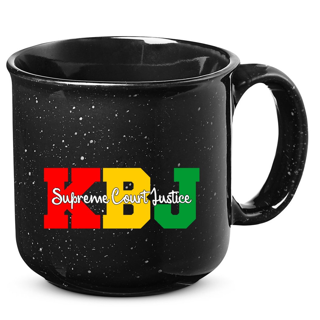 Ketanji Brown Jackson Supreme Court Justice 1st Black Woman Judge 15oz Campfire Ceramic Mug