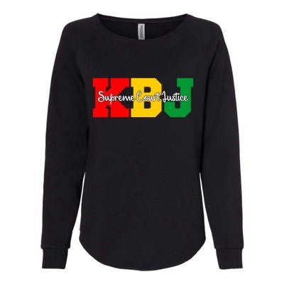 Ketanji Brown Jackson Supreme Court Justice 1st Black Woman Judge Womens California Wash Sweatshirt