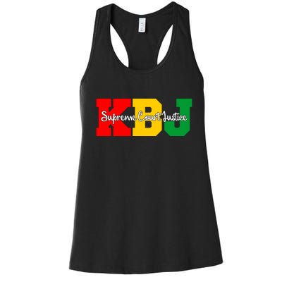 Ketanji Brown Jackson Supreme Court Justice 1st Black Woman Judge Women's Racerback Tank