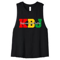 Ketanji Brown Jackson Supreme Court Justice 1st Black Woman Judge Women's Racerback Cropped Tank