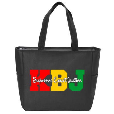 Ketanji Brown Jackson Supreme Court Justice 1st Black Woman Judge Zip Tote Bag