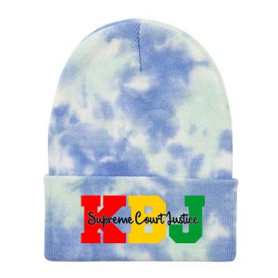 Ketanji Brown Jackson Supreme Court Justice 1st Black Woman Judge Tie Dye 12in Knit Beanie