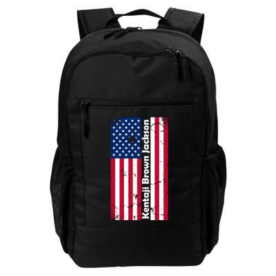 Kentaji Brown Jackson USA Flag Backpack