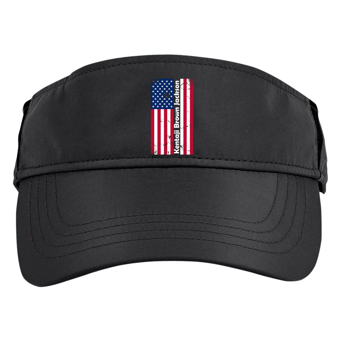 Kentaji Brown Jackson USA Flag Adult Drive Performance Visor