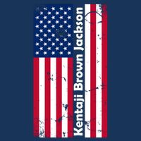 Kentaji Brown Jackson USA Flag Cooling Performance Crew T-Shirt