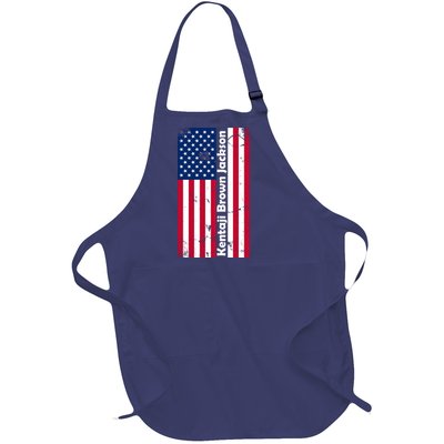 Kentaji Brown Jackson USA Flag Full-Length Apron With Pockets