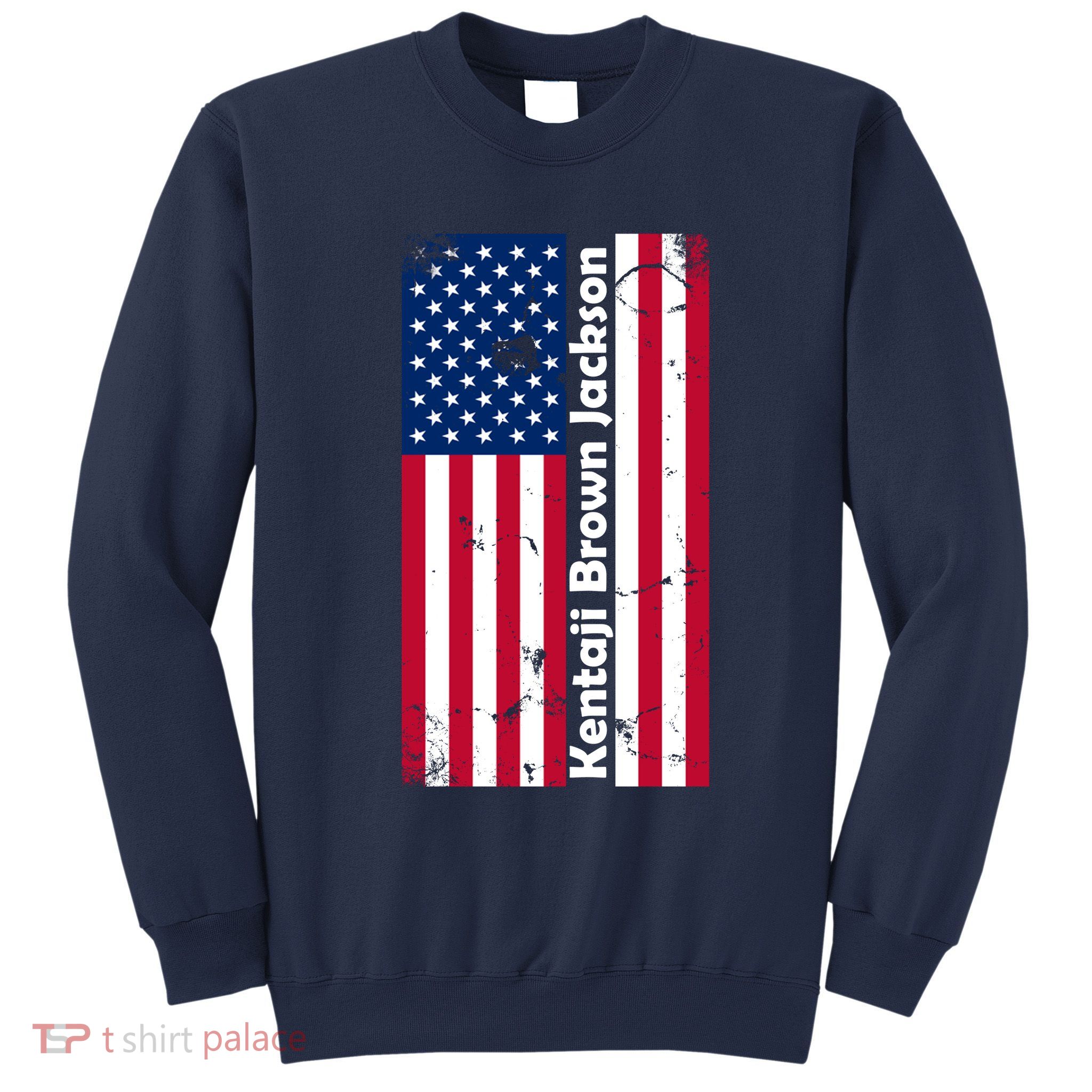 Kentaji Brown Jackson USA Flag Sweatshirt