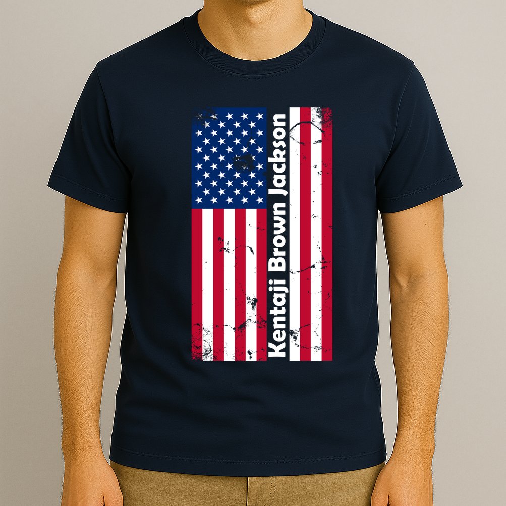 Kentaji Brown Jackson USA Flag T-Shirt