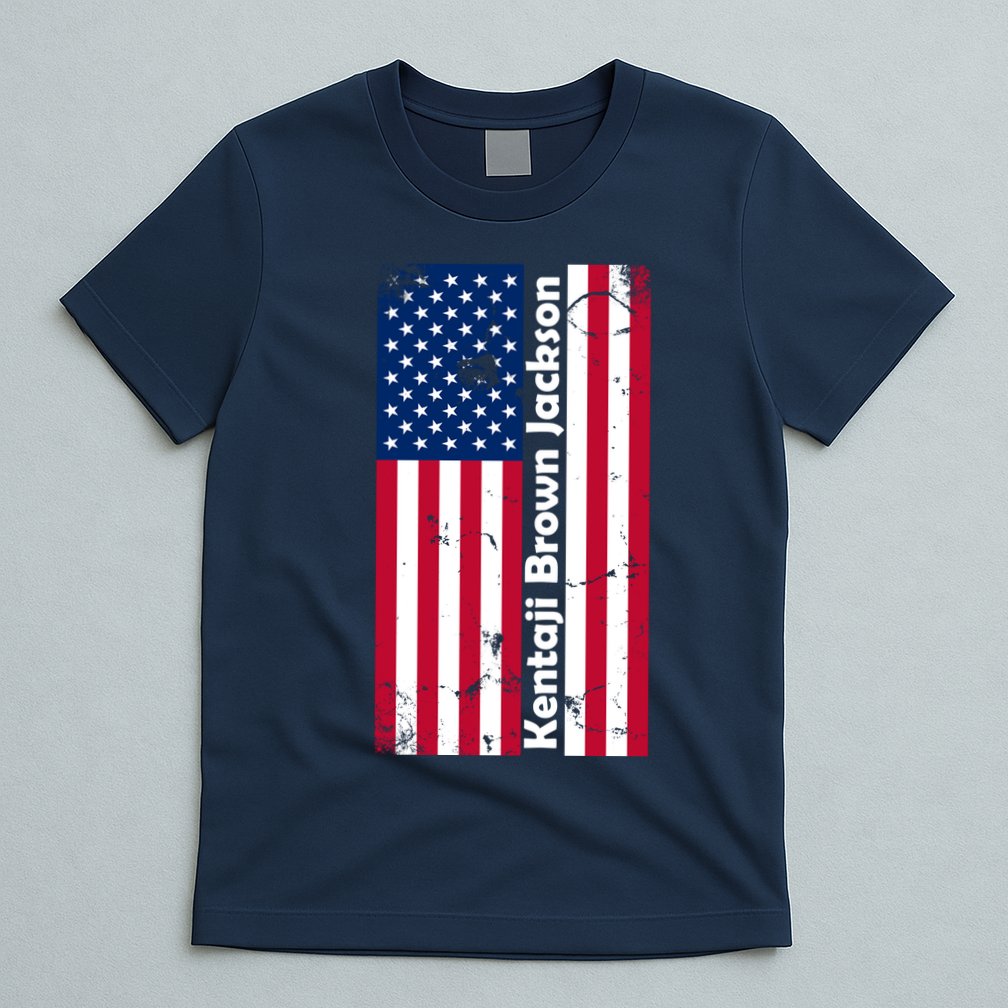 Kentaji Brown Jackson USA Flag T-Shirt