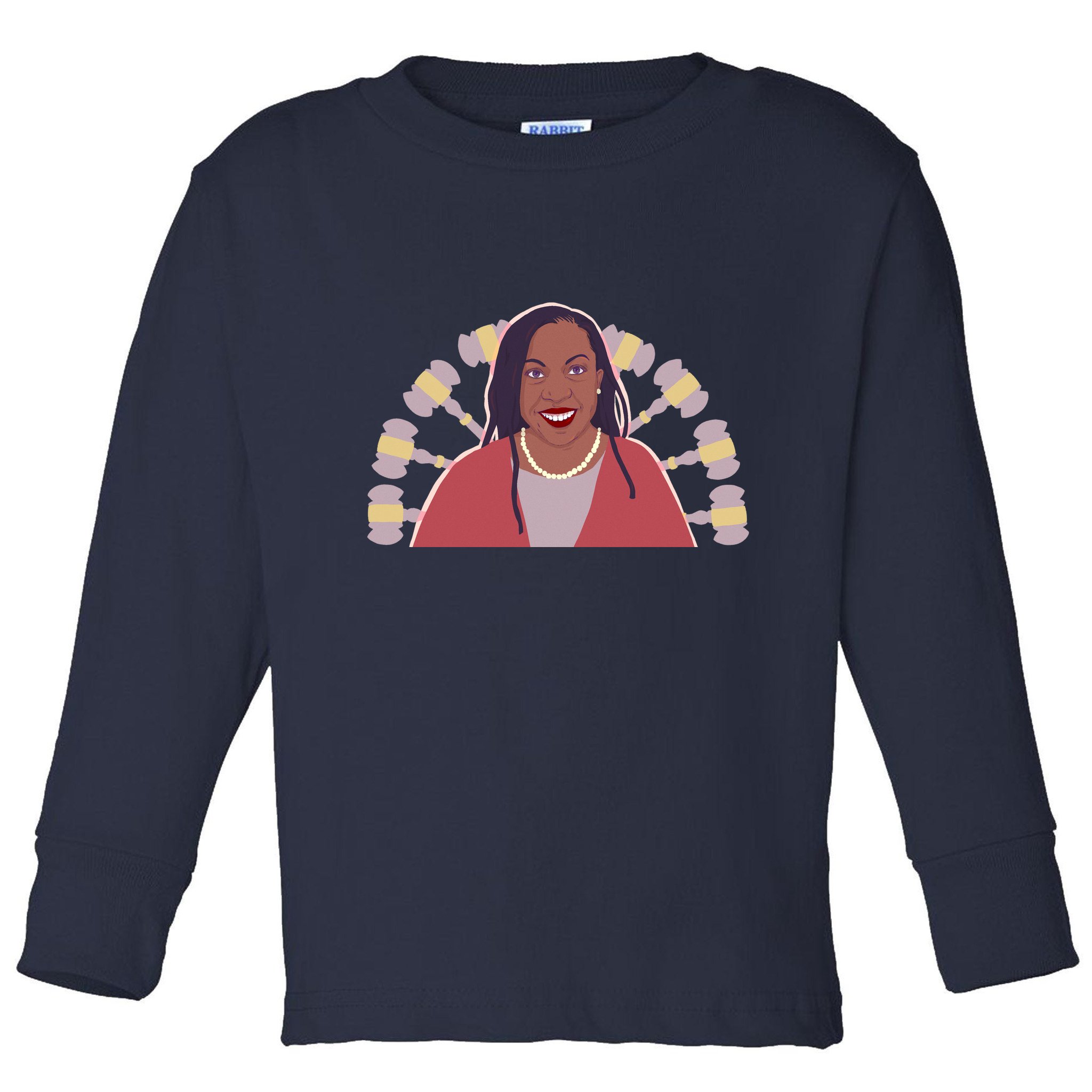 Ketanji Brown Jackson Supreme Court Toddler Long Sleeve Shirt