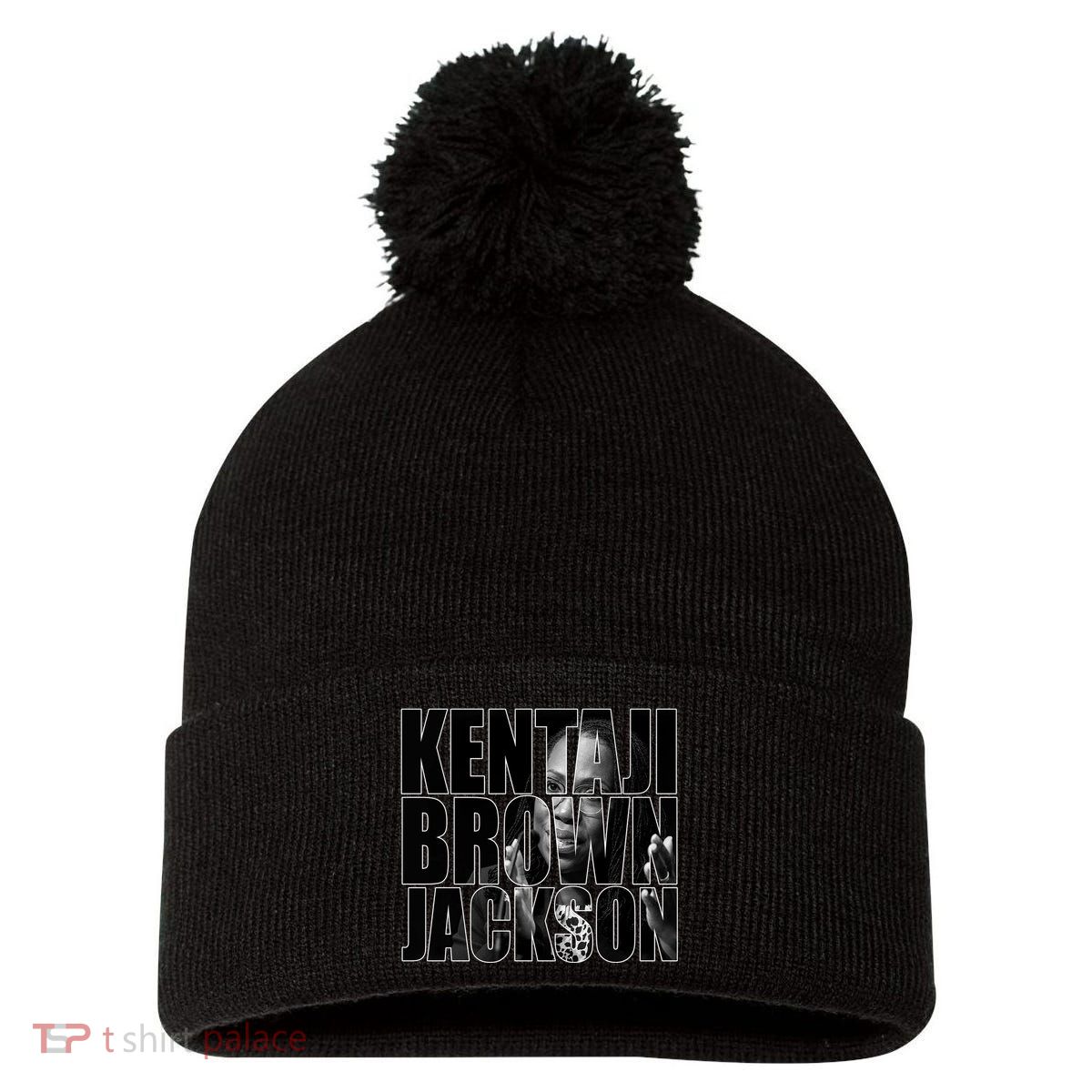 Ketanji Brown Jackson Supreme Court Pom Pom 12in Knit Beanie
