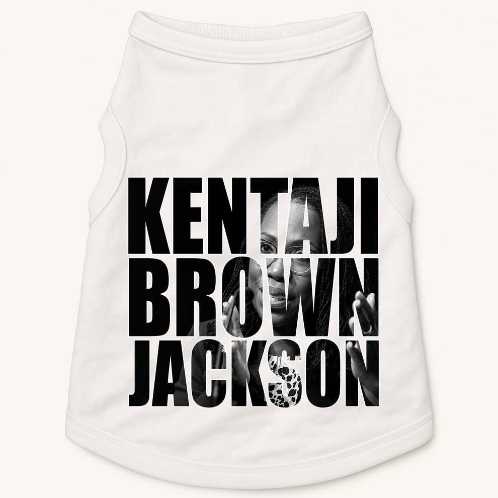 Ketanji Brown Jackson Supreme Court Doggie Tank