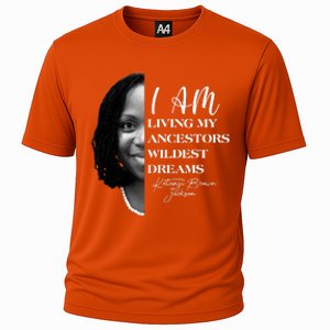 Ketanji Brown Jackson I Am Living My Ancestors Wildest Dreams Cooling Performance Crew T-Shirt