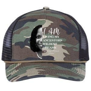 Ketanji Brown Jackson I Am Living My Ancestors Wildest Dreams Retro Rope Trucker Hat Cap