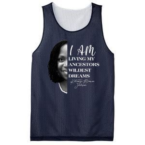 Ketanji Brown Jackson I Am Living My Ancestors Wildest Dreams Mesh Reversible Basketball Jersey Tank