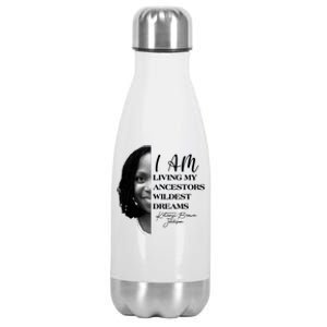 Ketanji Brown Jackson I Am Living My Ancestors Wildest Dreams Stainless Steel Insulated Water Bottle