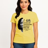 Ketanji Brown Jackson I Am Living My Ancestors Wildest Dreams Womens T-Shirt