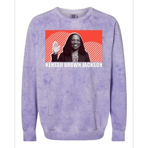 Ketanji Brown Jackson Supreme Court History Colorblast Crewneck Sweatshirt