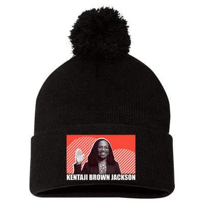 Ketanji Brown Jackson Supreme Court History Pom Pom 12in Knit Beanie