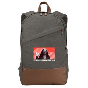 Ketanji Brown Jackson Supreme Court History Cotton Canvas Backpack