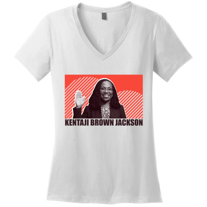 Ketanji Brown Jackson Supreme Court History Women's V-Neck T-Shirt