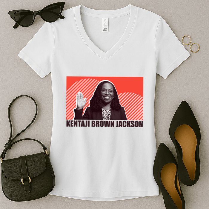 Ketanji Brown Jackson Supreme Court History Women's V-Neck T-Shirt