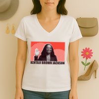Ketanji Brown Jackson Supreme Court History Women's V-Neck T-Shirt