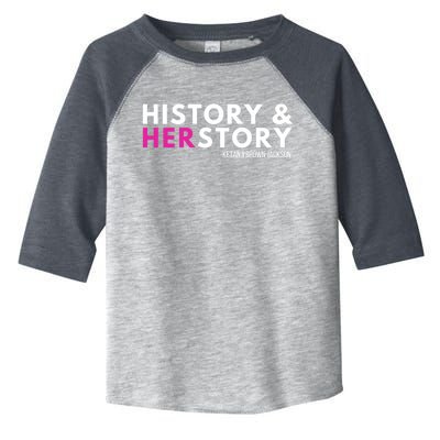 Ketanji Brown Jackson History Herstory Her Story Ketanji Gift Toddler Fine Jersey T-Shirt