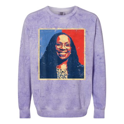 Ketanji Brown Jackson Colorblast Crewneck Sweatshirt