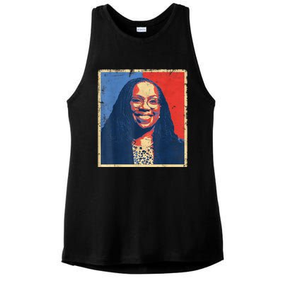 Ketanji Brown Jackson Ladies PosiCharge Tri-Blend Wicking Tank