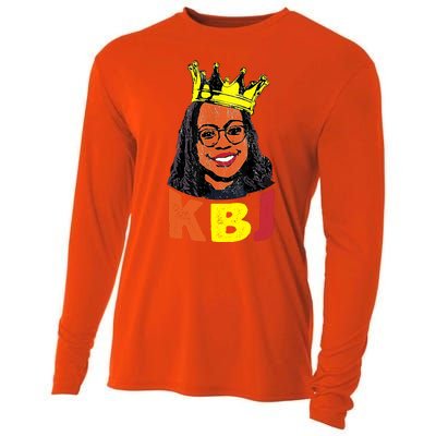 Ketanji Brown Jackson Retro KBJ Crown Cooling Performance Long Sleeve Crew