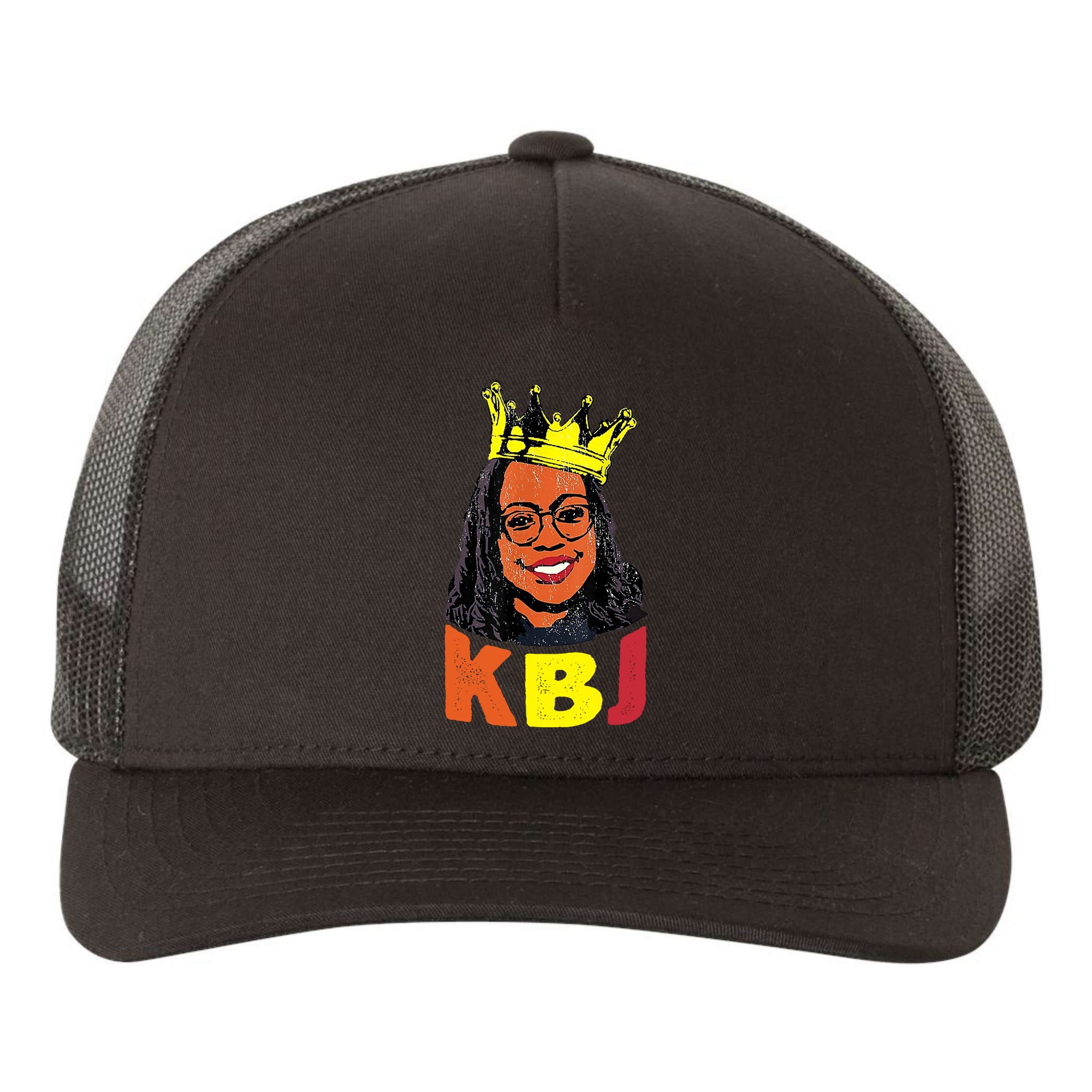 Ketanji Brown Jackson Retro KBJ Crown Yupoong Adult 5-Panel Trucker Hat